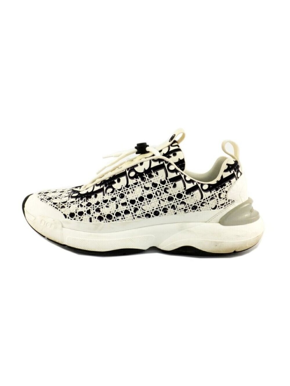 Dior Oblique Sneakers Technical Fabric White Shoes